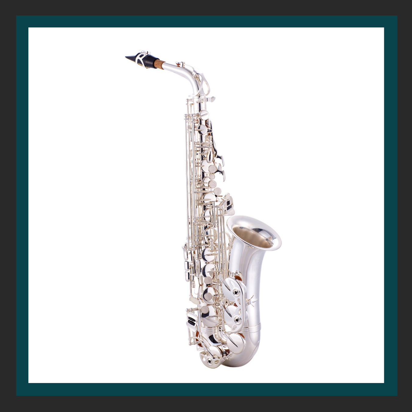 image of silver plated alto sax